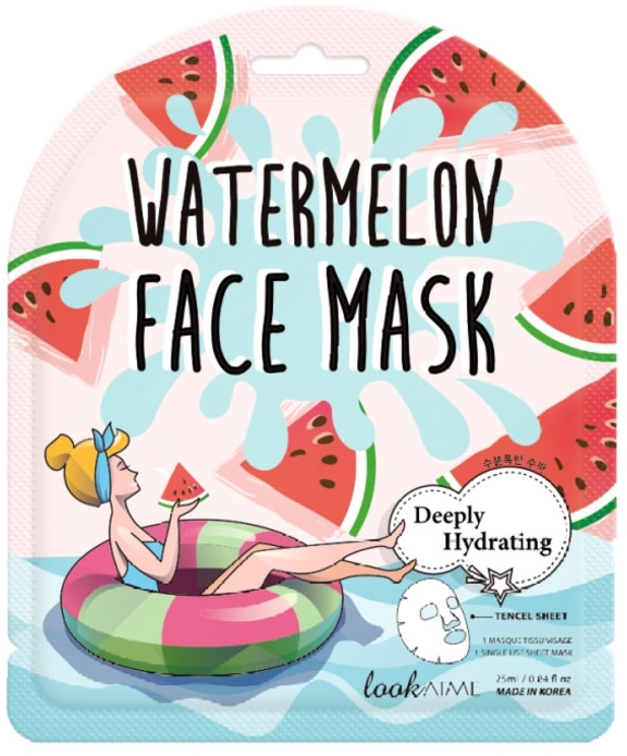 Маска для лица увлажняющая с экстрактом арбуза | Look at me