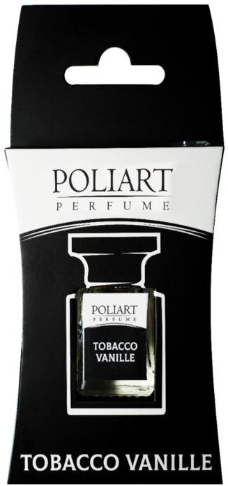 Ароматизатор подвесной «Tobacco Vanille» | Black | Poliart