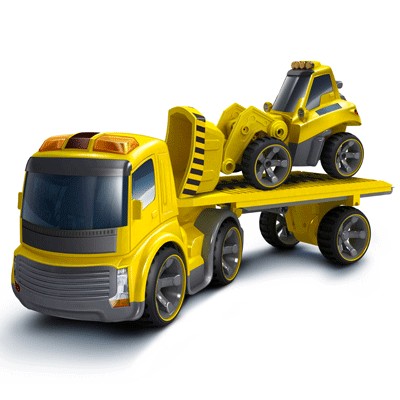 Набор "Трак и бульдозер" на радиоуправлении | Power in fun | Silverlit