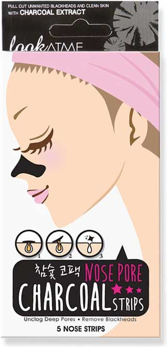 Полоски для носа очищающие с углем | Look at me