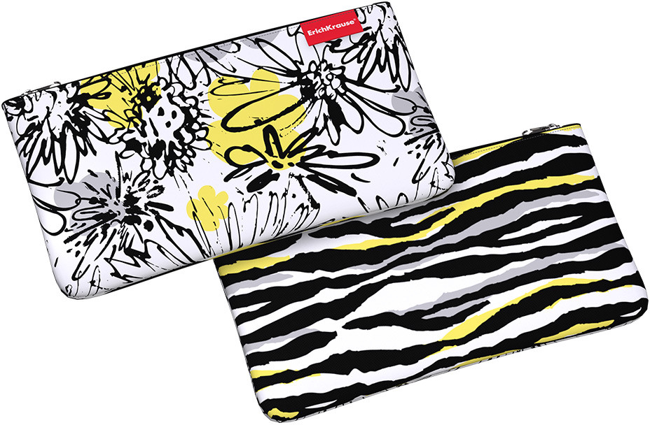 Пенал конверт | Zebra Flower | Erich Krause