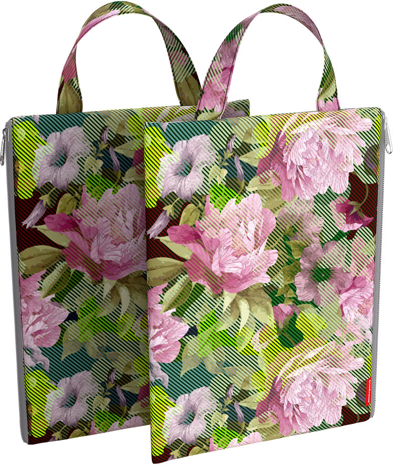 Папка с ручкой текстильная | Garden Flower | Erich Krause