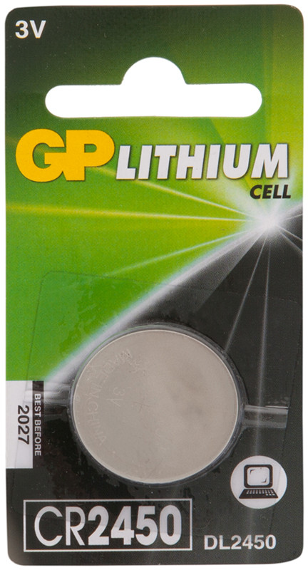 Батарейка литиевая CR2450 | Lithium | GP