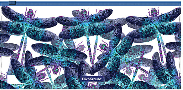 Папка для документов | Neon Dragonflies | Erich Krause