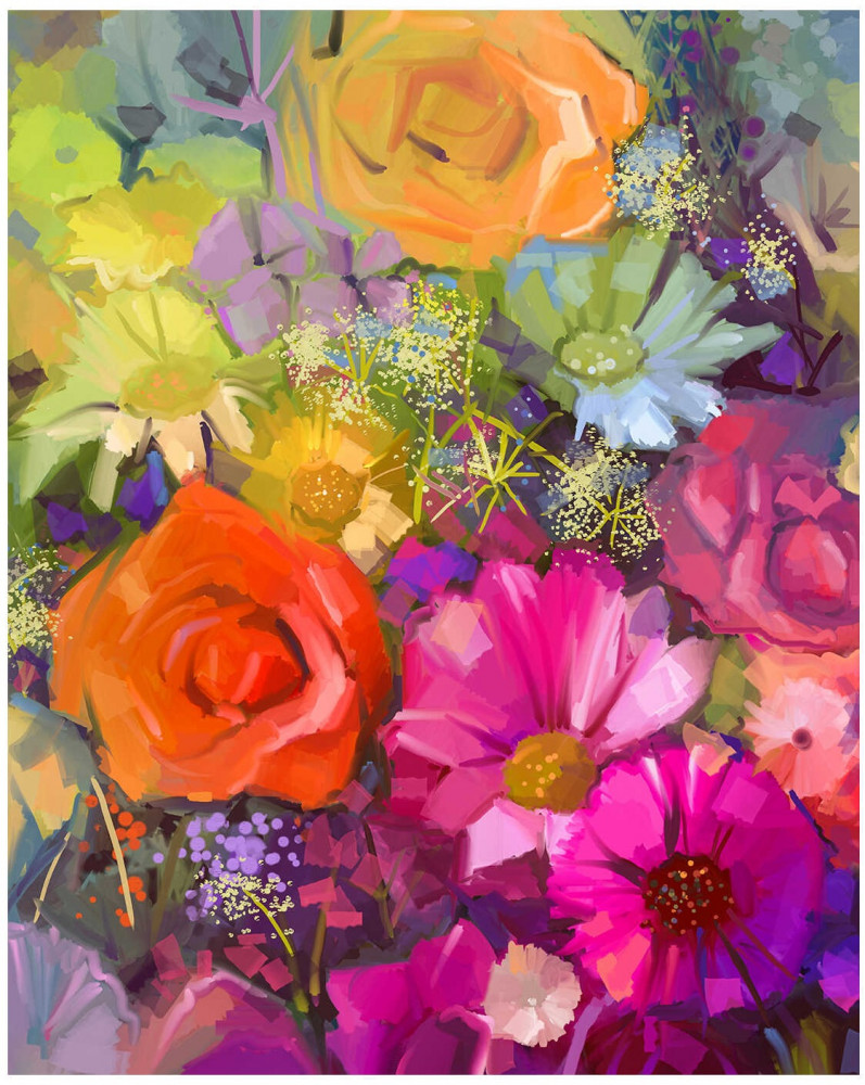 Мозаика алмазная «Все в цветах» | Феникс +