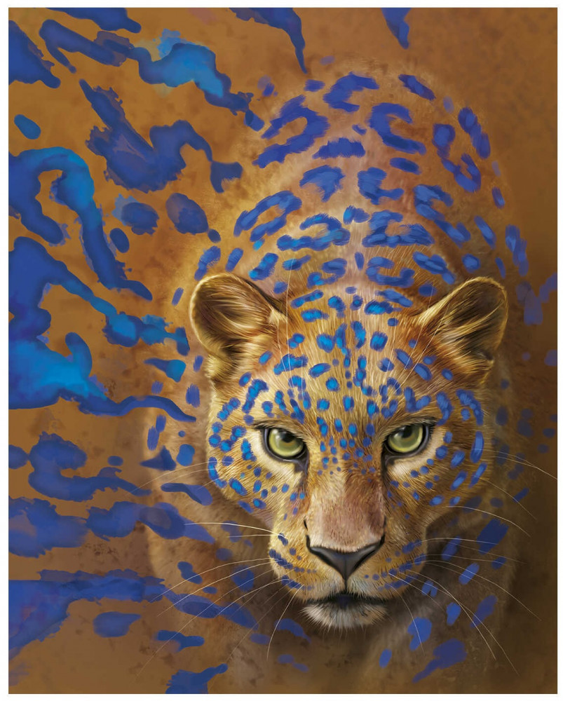 Мозаика алмазная «Взгляд леопарда» | Феникс +