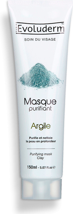 Маска для лица очищающая с глиной | Evoluderm