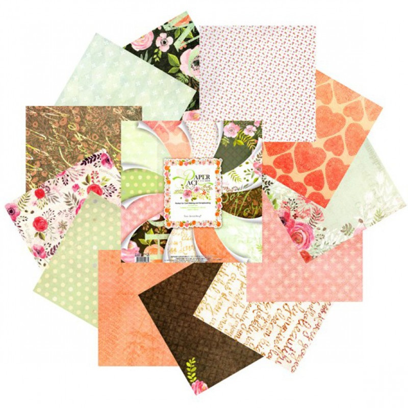 Набор бумаги для скрапбукинга «Зеленый миндаль» | Perfect Craft