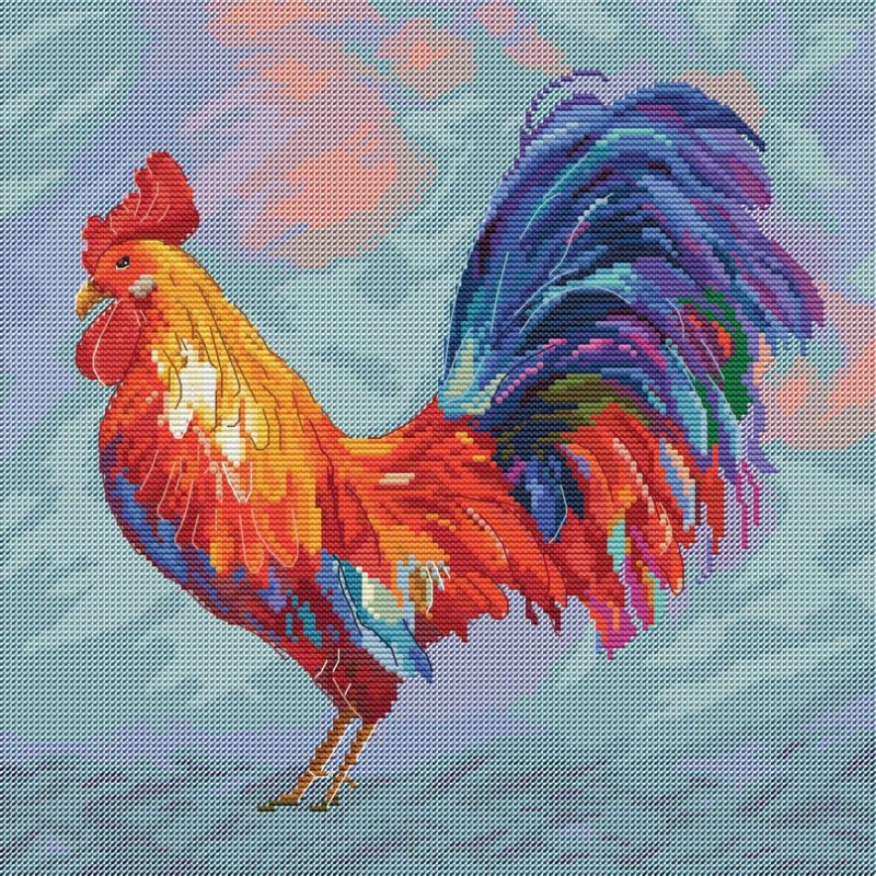 Набор для вышивания «Благородный петух» | Белоснежка