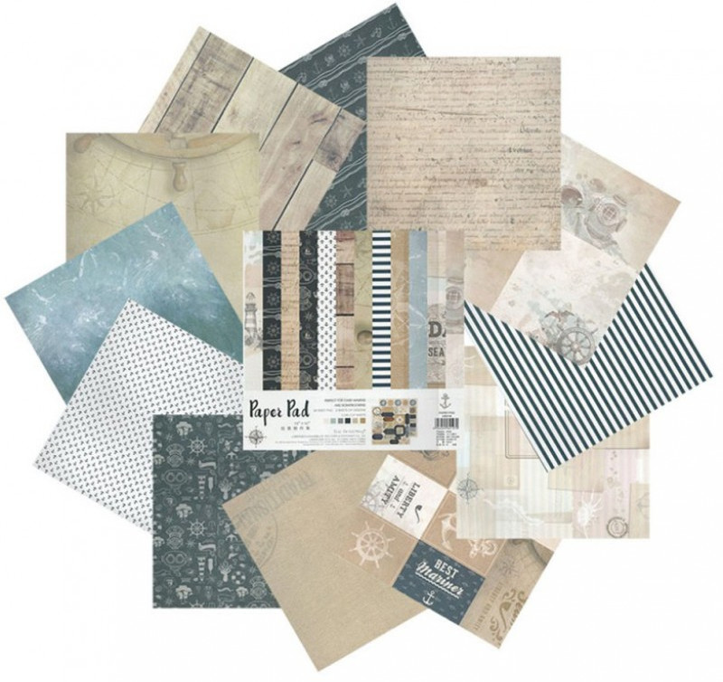 Набор бумаги для скрапбукинга «Морское путешествие» | Perfect Craft
