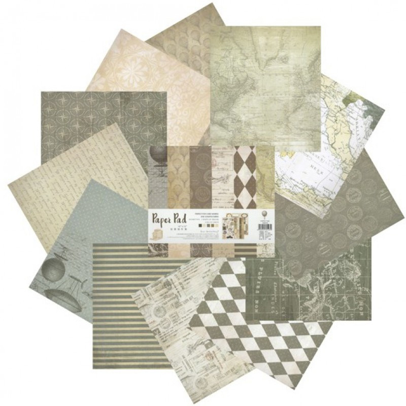 Набор бумаги для скрапбукинга «География» | Perfect Craft