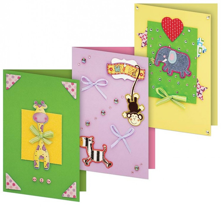 Набор для создания открыток «Веселая мозаика» | Белоснежка