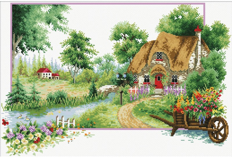 Набор для вышивания «Деревня» | Белоснежка