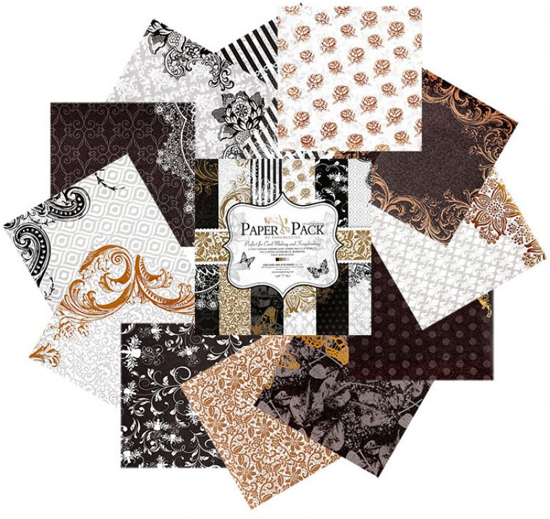 Набор бумаги для скрапбукинга «Золотое барокко» | Perfect Craft