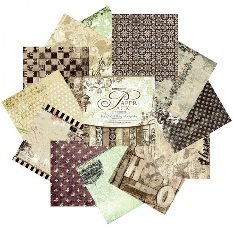 Набор бумаги для скрапбукинга «Мятные узоры» | Perfect Craft