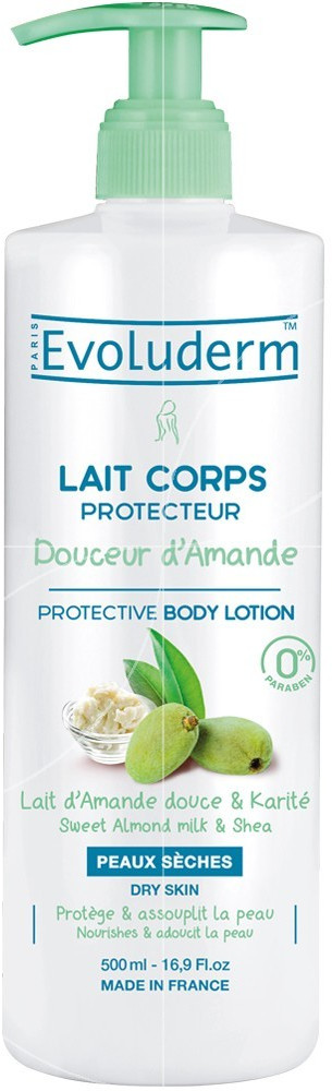 Лосьон для тела защитный с молочком миндаля и маслом ши | Evoluderm