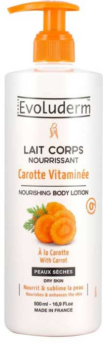 Лосьон для тела питательный с экстрактом моркови | Evoluderm