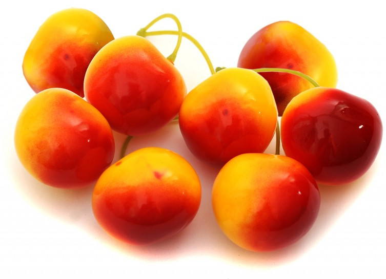 Набор искусственных ягод «Черешня» | Белоснежка