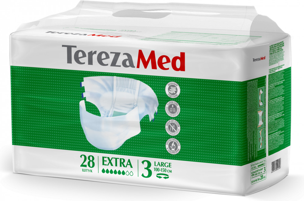 Подгузники для взрослых «Extra» | TerezaMed