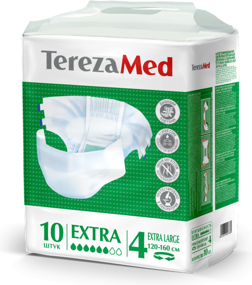 Подгузники для взрослых «Extra» | TerezaMed