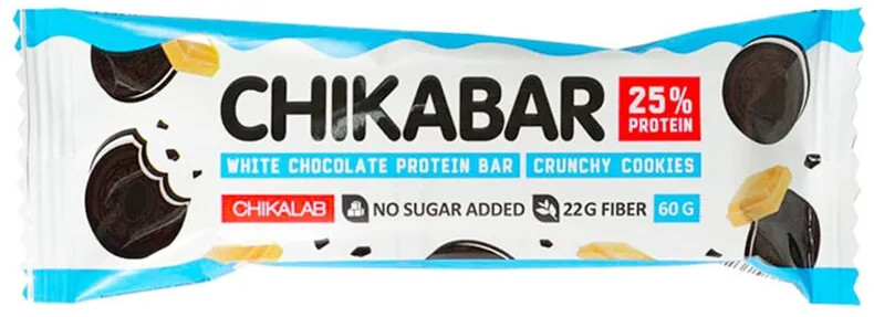 Батончик протеиновый с начинкой «Хрустящее печенье» | Chikabar | Chikalab