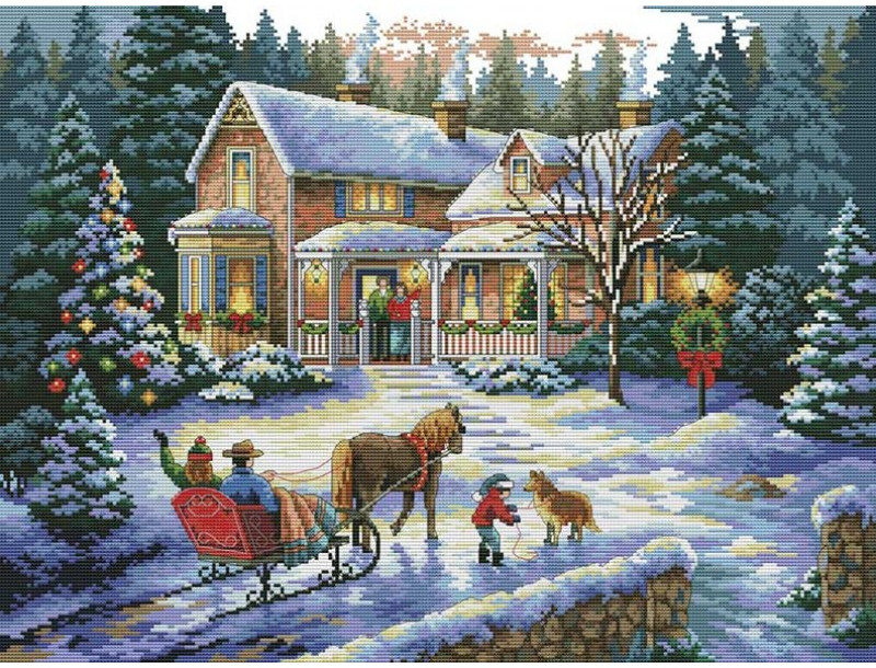 Набор для вышивания «Встреча рождества» | Белоснежка