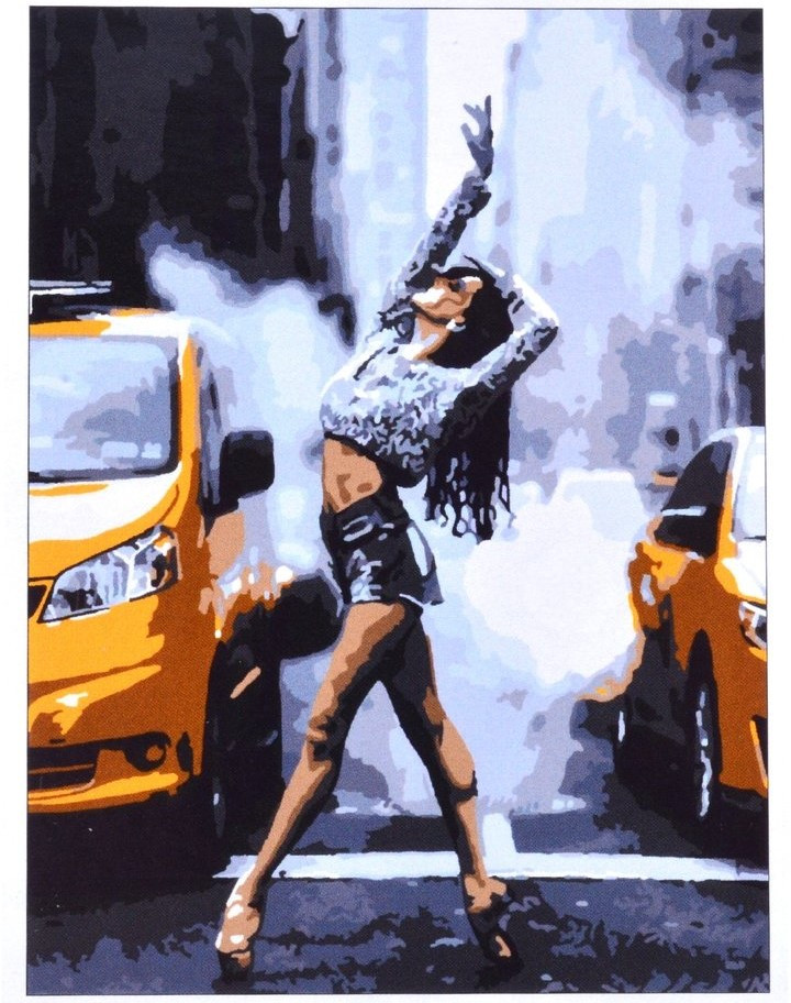 Картина по номерам «Танец на улице» | Lori