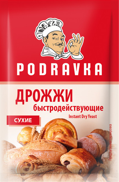 Дрожжи быстродействующие сухие | Podravka