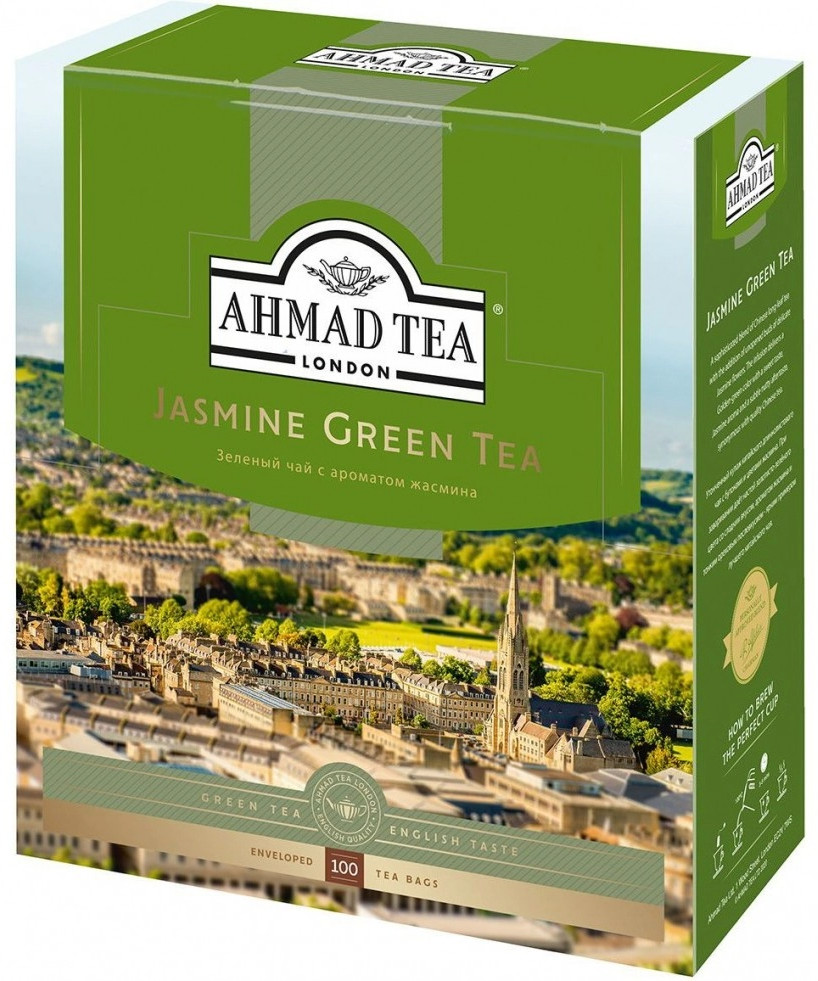 Чай зеленый с жасмином | Ahmad Tea