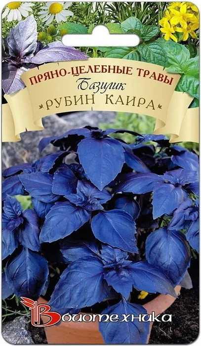 Базилик «Рубин Каира» | Пряно-целебные травы | Биотехника