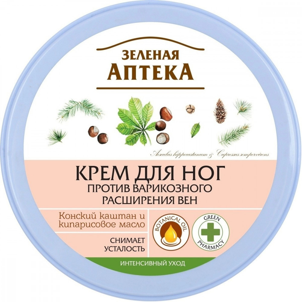 Крем для ног «Против варикоза» | Зеленая аптека