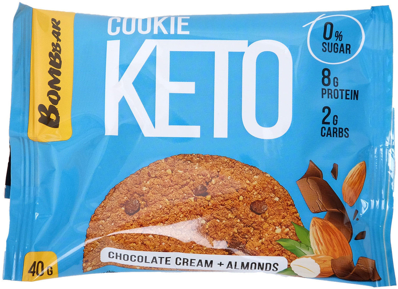 Печенье-кето «Шоколадный крем и миндаль» | Bombbar