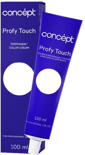 Крем-краска для волос профессиональная, оттенок 7.75 Светло-каштановый | Profy Touch | Concept