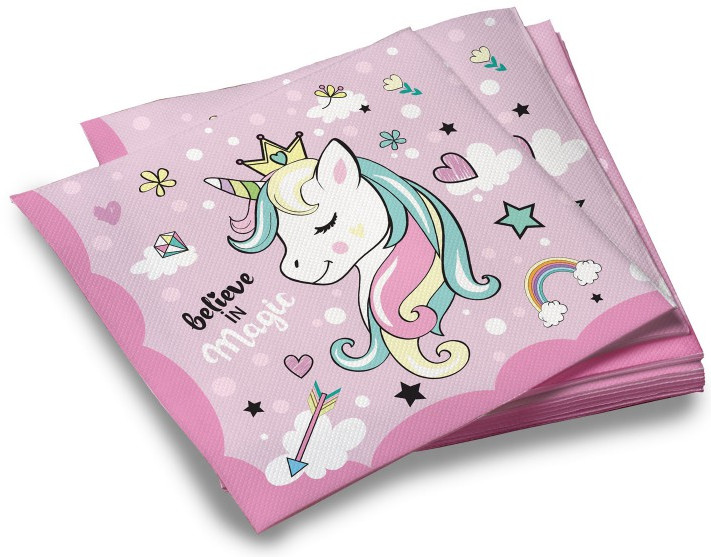 Салфетки бумажные «Единорог» | Единорог | ND Play