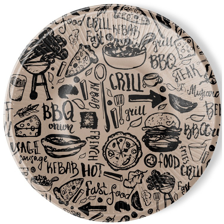 Набор бумажных тарелок «Крафт» | Крафт | ND Play