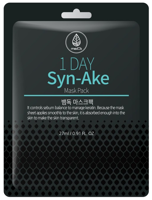 Маска для лица с пептидом Syn-Ake | 1 Day | Med B