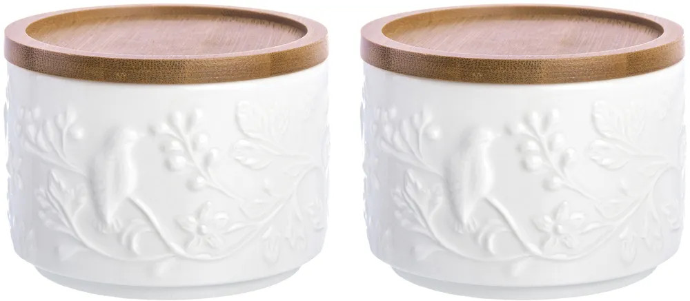 Набор банок для сыпучих продуктов «Птички на ветке» | Птички на ветке | Elan Gallery