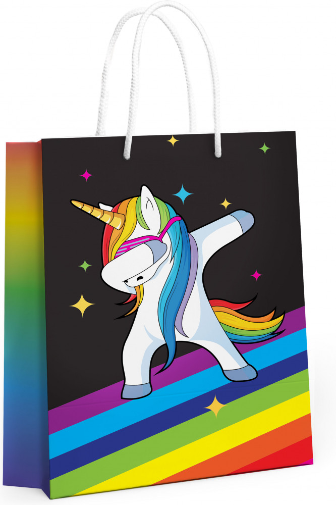 Пакет подарочный «Танцующий Единорог» | Unicorns | ND Play
