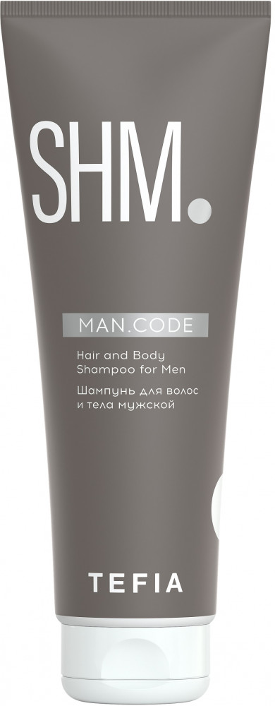 Шампунь для волос и тела мужской | Man.code | Tefia