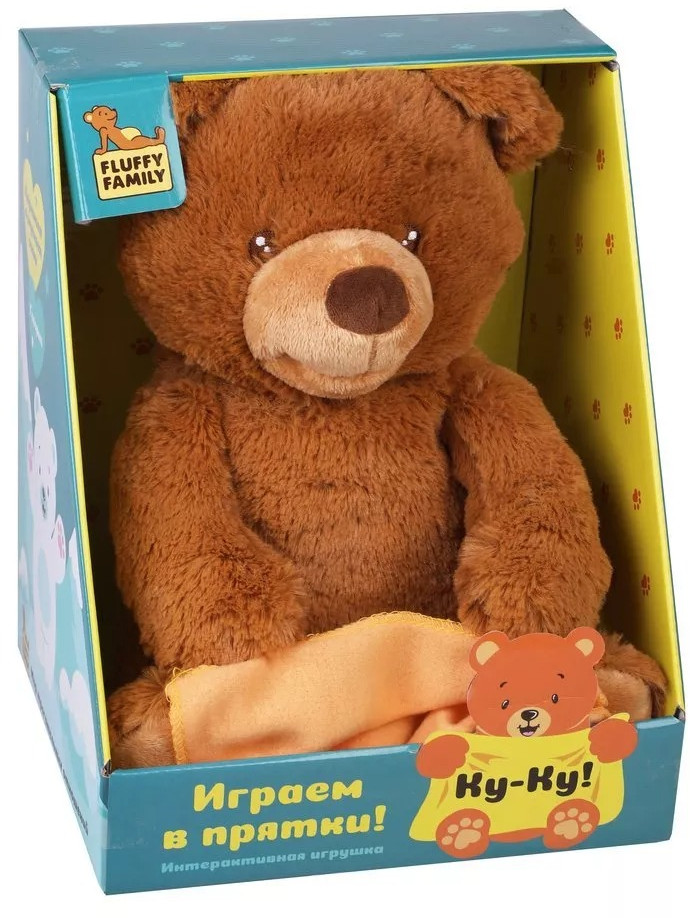 Игрушка мягкая интерактивная «Играем в прятки» | Fluffy Family
