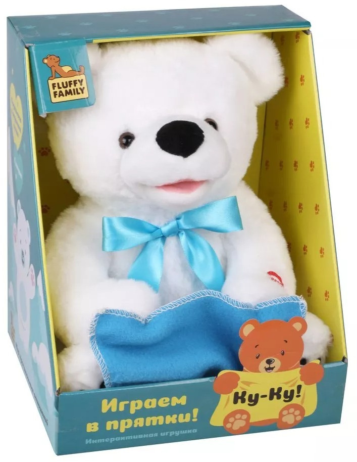 Игрушка мягкая интерактивная «Играем в прятки» | Fluffy Family