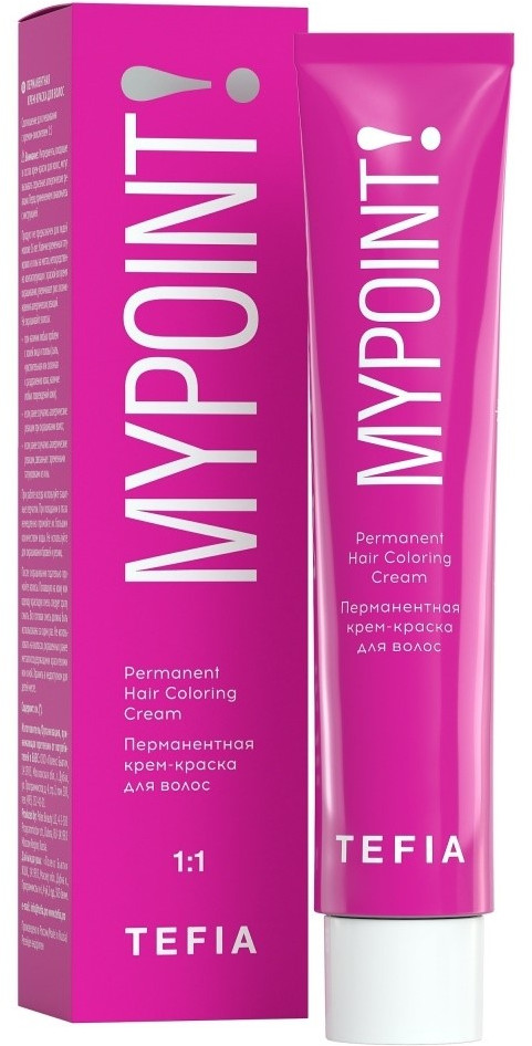 Крем-краска для волос перманентная, оттенок 9.3 Очень светлый блондин золотистый | Mypoint | Tefia