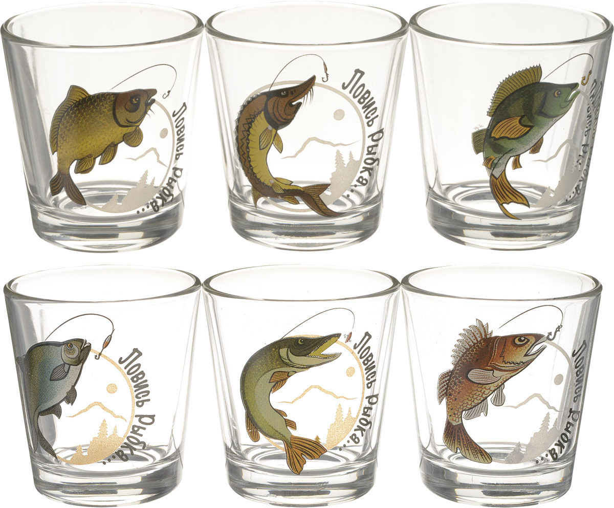 Набор стопок «Рыбалка» | Ода | ОСЗ