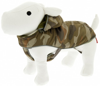 Плащ с капюшоном для собак «Лихой сноубордист» | Ferribiella