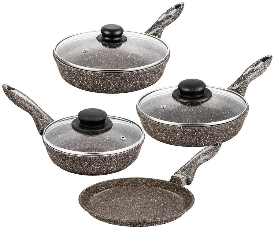 Набор сковород «Коричневый опал» | Гармония вкуса | Elan Gallery