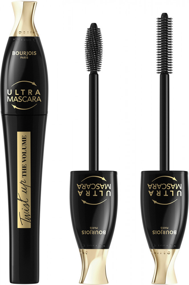 Тушь для ресниц «Twist Up the Volume Ultra Mascara 2в1», оттенок 001 ultra black | Bourjois