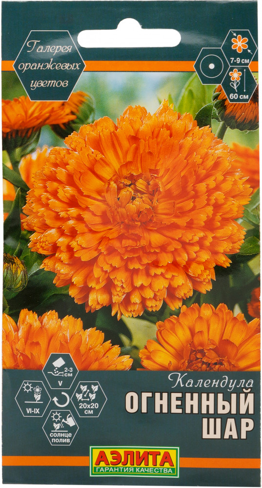 Календула «Огненный шар» | Аэлита