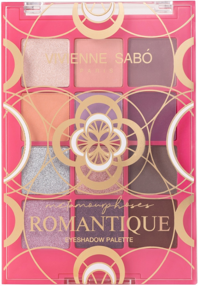 Палетка теней для век, оттенок 02 Romantique | Metamourphoses | Vivienne Sabo