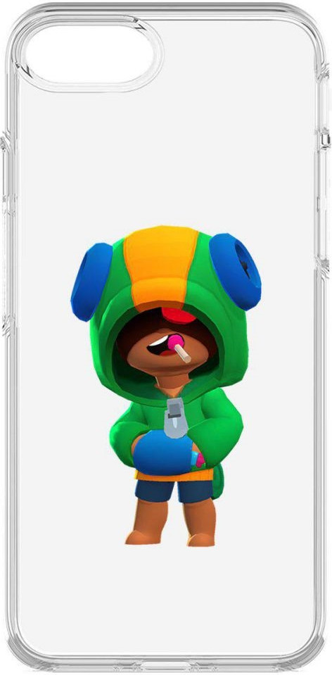 Чехол-накладка для Apple iPhone 6/6s/7/8/SE | Brawl stars | Krutoff