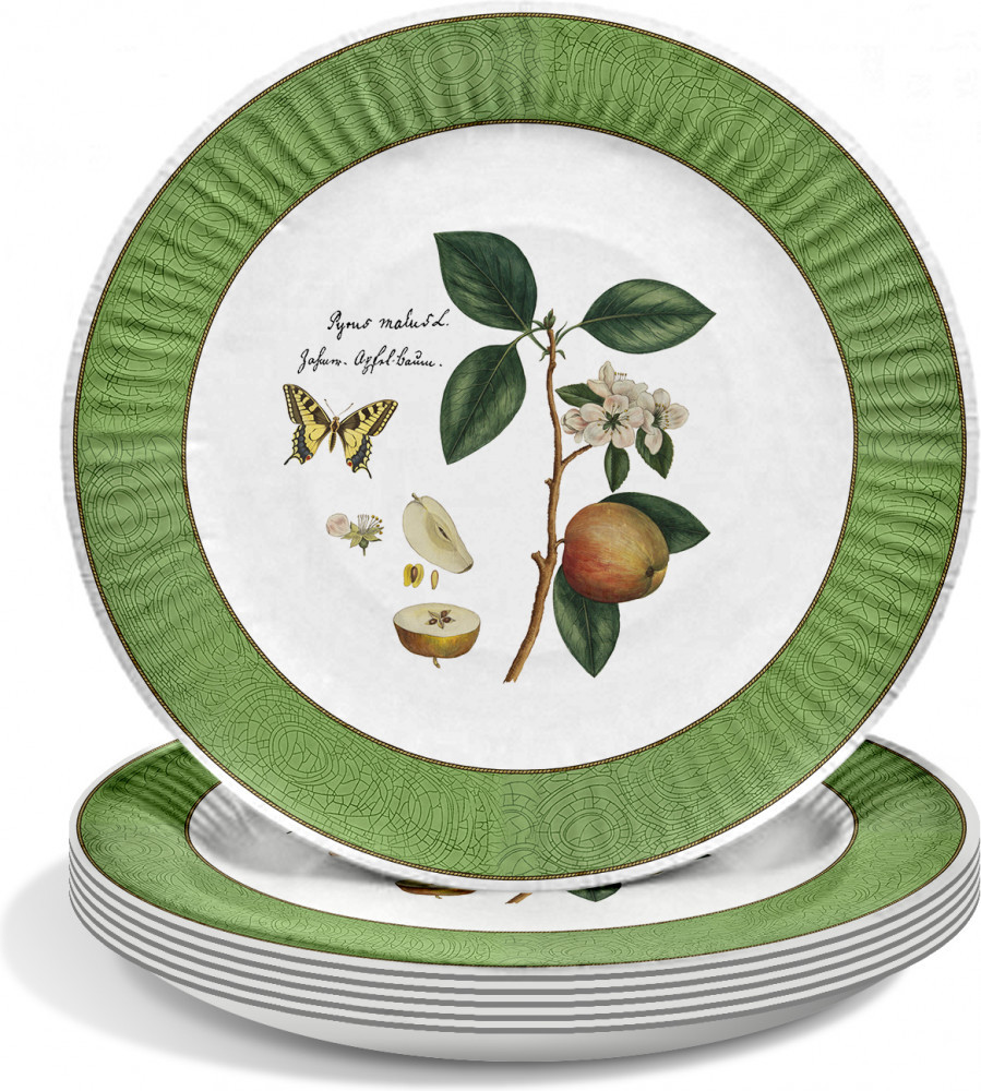 Набор тарелок одноразовых «Яблоко» | Дыхание Прованса | PrioritY